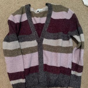 Striped sweater with buttons